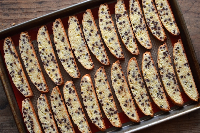 Orange Chocolate Chip Biscotti