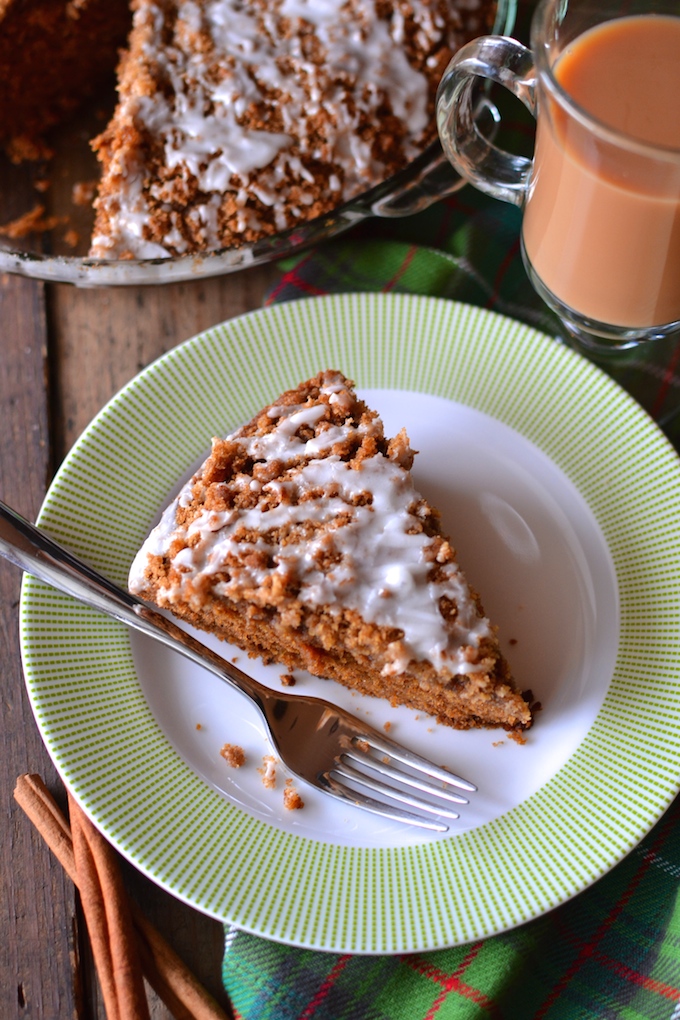 Gingerbread Banana Coffee Cake