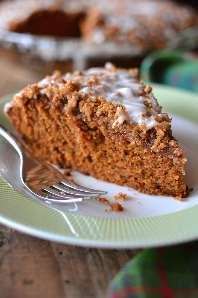 Gingerbread Banana Coffee Cake