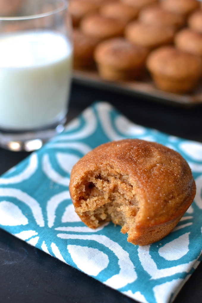 Sugar-Top Cinnamon Vanilla Muffins