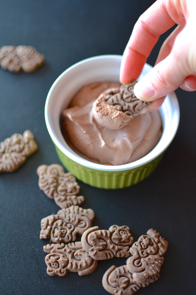 Chocolate Mousse Dip for Kids