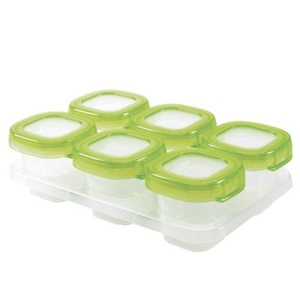 OXO Tot Baby Blocks Freezer Storage Containers, Green