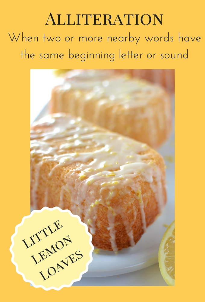 All About Alliteration - Using food to teach little ones all about alliteration! ~sweetpeasandabcs.com