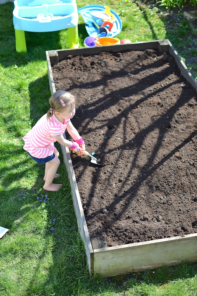 Plant a Seed, Watch it Grow! - Pledge an "Act of Green" by starting a small herb and vegetable garden with your kids! ~sweetpeasandabcs.com
