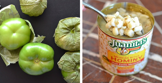 Vegetarian Chili Verde - A delicious vegetarian tomatillo green chili chock full of hearty vegetables and warm spices. ~sweetpeasandabcs.com