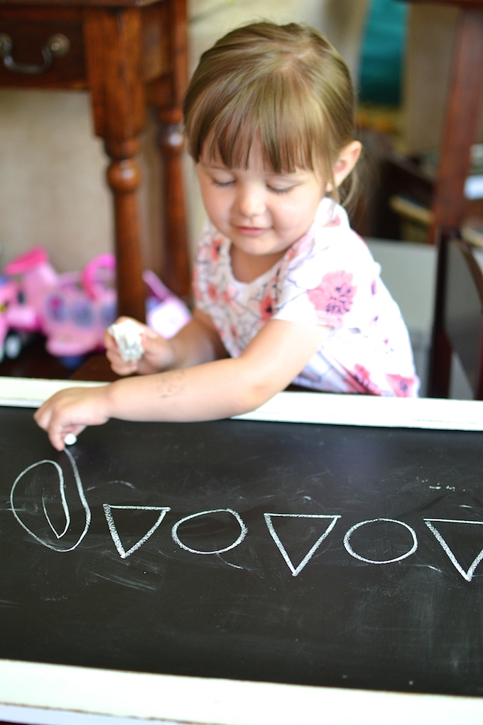 Inspired to draw more patterns after building patterns with our produce! ~sweetpeasandabcs.com