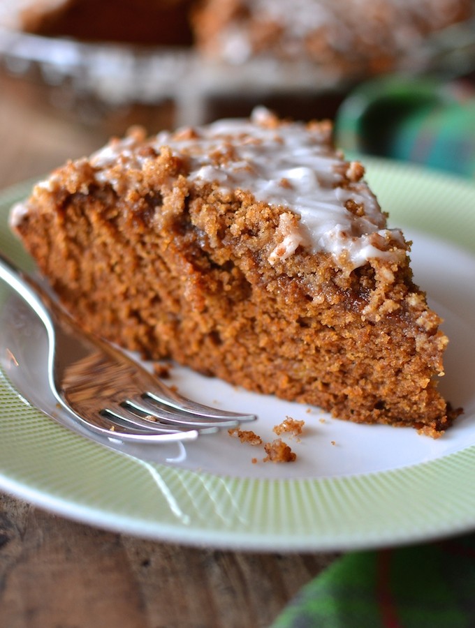 Gingerbread Banana Coffee Cake