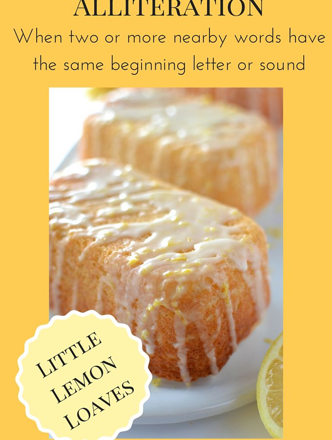 All About Alliteration - Using food to teach little ones all about alliteration! ~sweetpeasandabcs.com